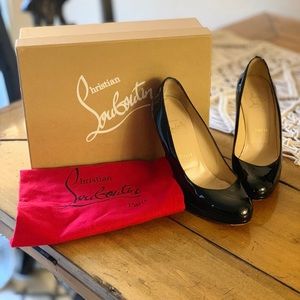 Christian Louboutin simple pump patent leather